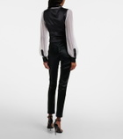 Dolce&Gabbana Cotton and silk-blend velvet vest