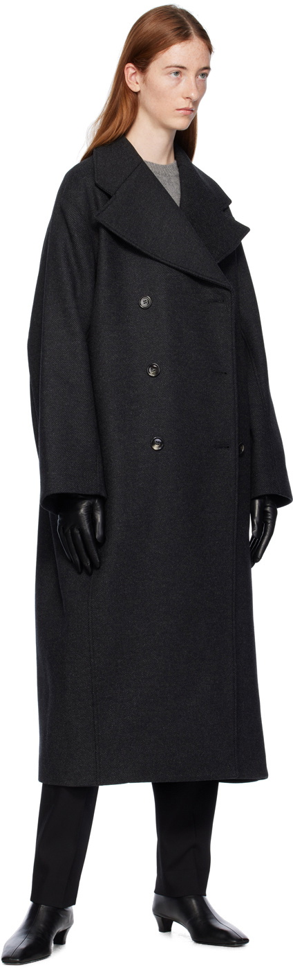 Teurn Studios SSENSE Exclusive Gray Blenda Coat