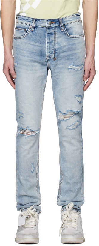 Photo: Ksubi Blue Chitch Ghosted Jeans