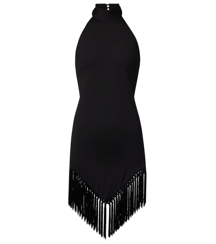Photo: Taller Marmo Ares fringed jersey minidress