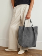 Loro Piana - Bale Extra-Large Leather-Trimmed Full-Grain Nubuck Tote Bag