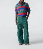 ERL High-rise cotton cargo pants