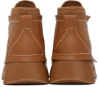 JW Anderson Tan Chunky High-Top Sneakers