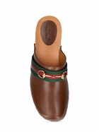 GUCCI - Leather Slide Sandals
