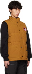 Canada Goose Tan & Navy Freestyle Down Vest