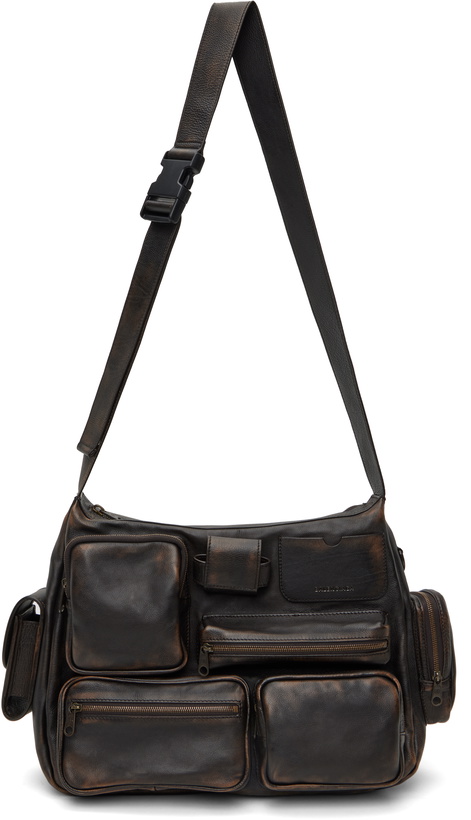 Photo: Balenciaga Brown Superbusy Messenger Bag