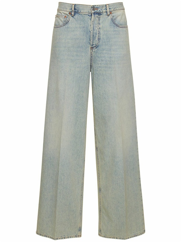 Photo: VALENTINO - V Detail Denim Loose Jeans