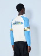Stüssy Stripe Raglan Crewneck Sweatshirt
