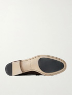 TOM FORD - Ripley Embellished Suede Loafers - Brown