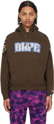 BAPE Brown Football Hoodie