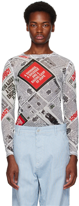 Photo: Charles Jeffrey LOVERBOY Off-White Graphic Long Sleeve T-Shirt