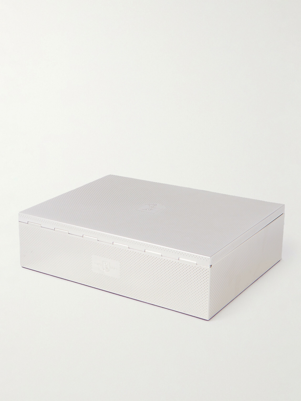 WOLF - Silver-Plated Watch and Jewellery Box