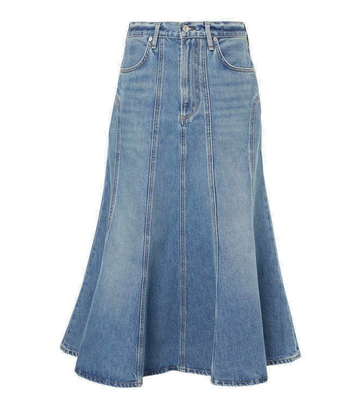 Photo: Citizens of Humanity Gaucho Vintage denim maxi skirt