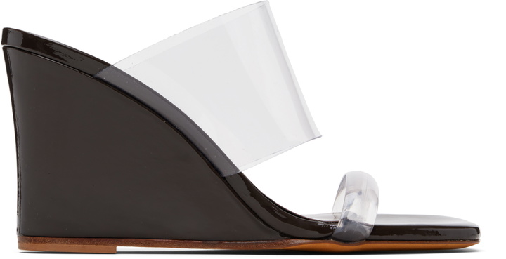 Photo: Maryam Nassir Zadeh Brown Olympia Wedge Heeled Sandals