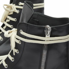 Rick Owens Men's High Sneakers in Black/Milk