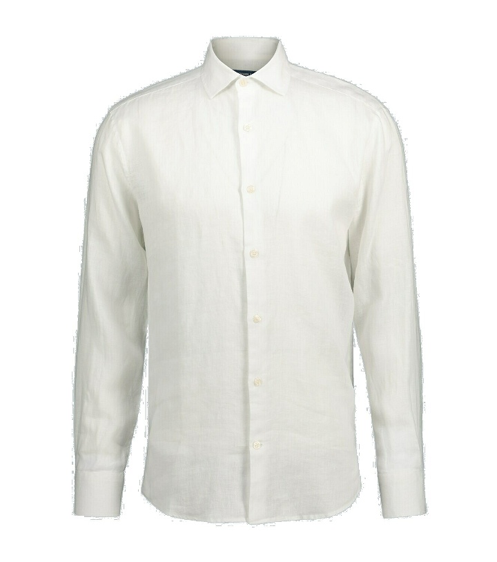 Photo: Frescobol Carioca - Long-sleeved linen shirt