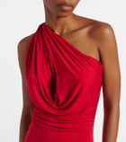 Rick Owens Aaliyah one-shoulder sheer gown