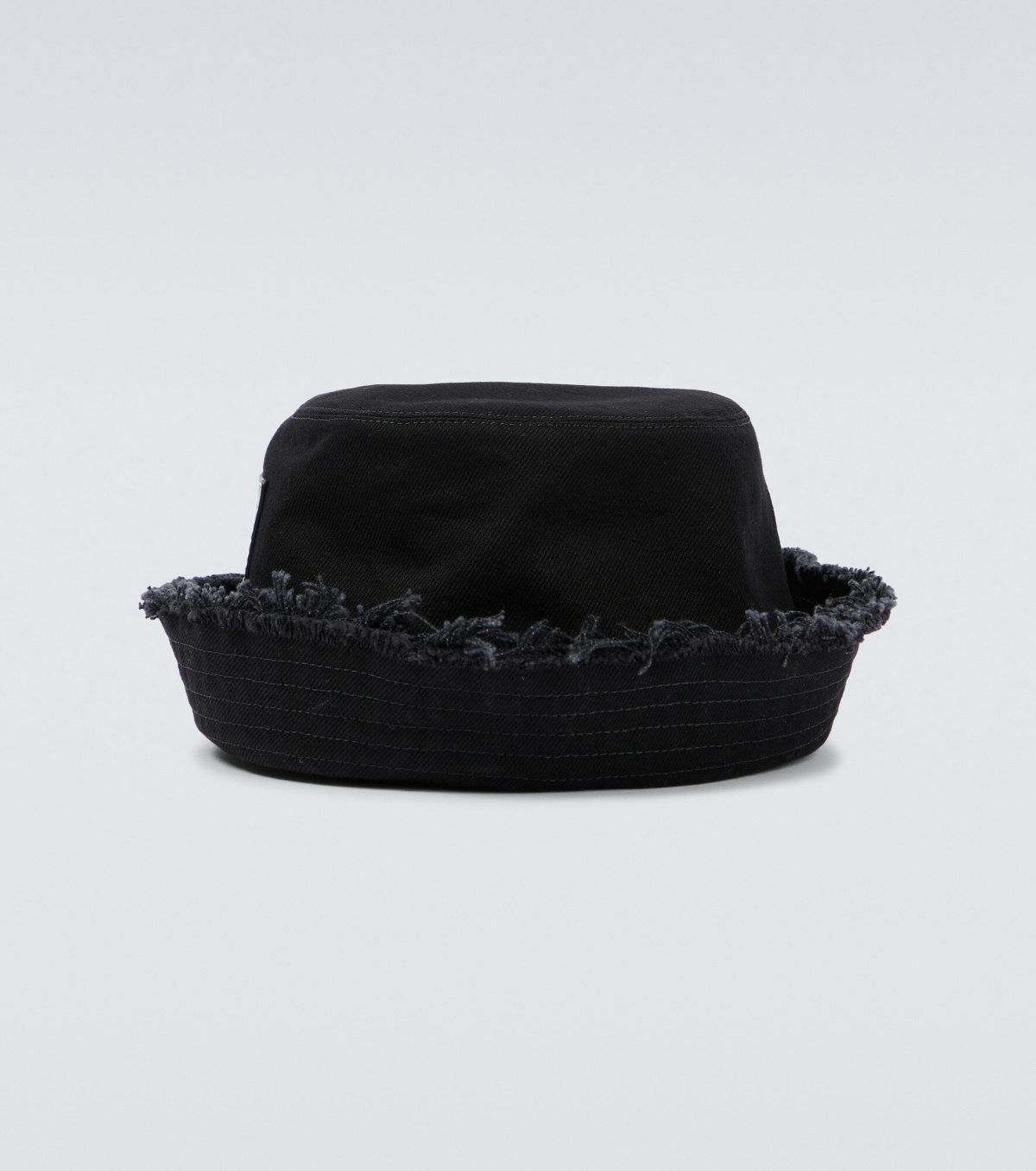 Paulas Ibiza Frayed Denim Bucket Hat in Blue - Loewe