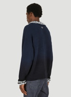 Enzo Ombre Sweater in Navy