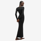 SKIMS Women's Soft Lounge Long Sleeve Dress in Onyx