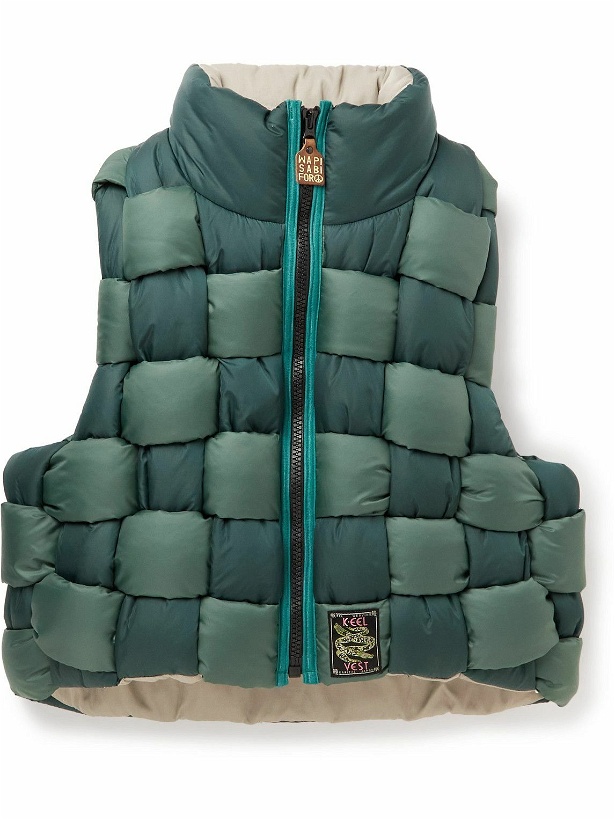 Photo: KAPITAL - Reversible Quilted Padded Shell Gilet