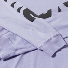 Awake NY Men's Long Sleeve Block Out Logo T-Shirt in Lavender
