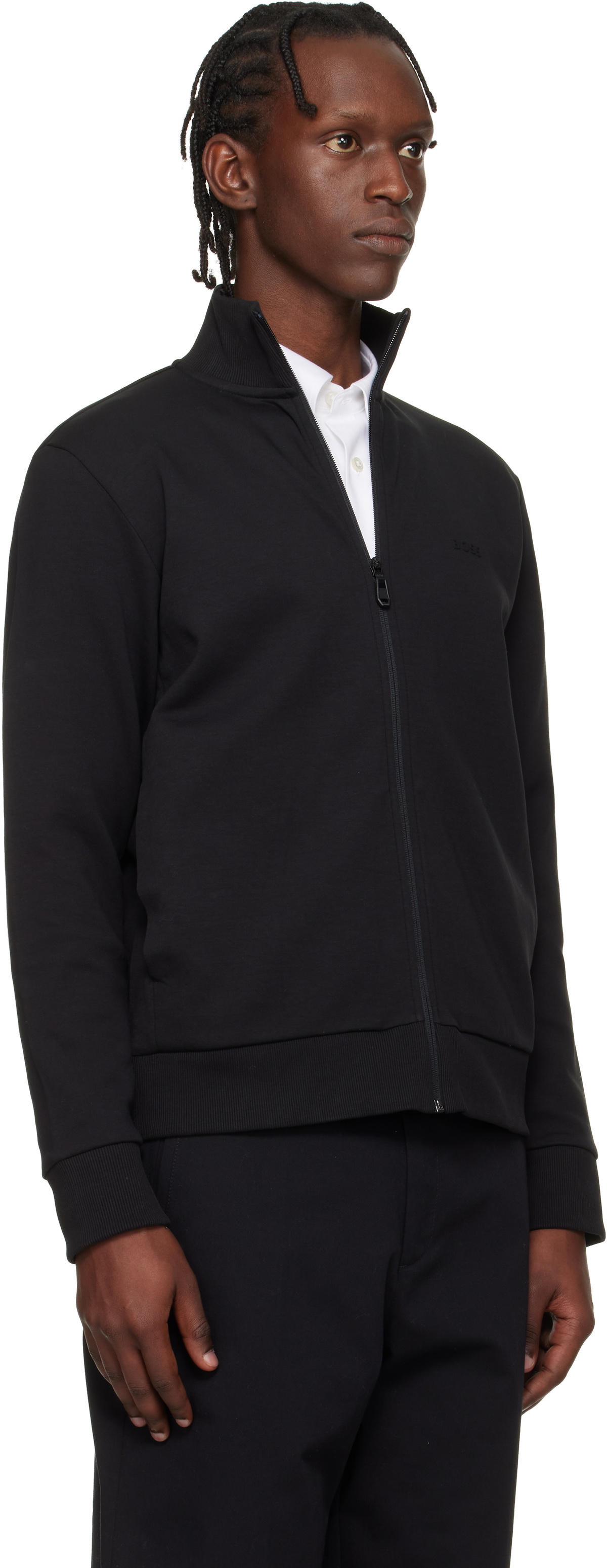 BOSS Black Zip Sweatshirt