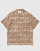 Portuguese Flannel Resort Shirt Brown - Mens - Shortsleeves