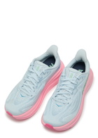 Hoka Clifton 10 Mesh-knit Sneakers Blue