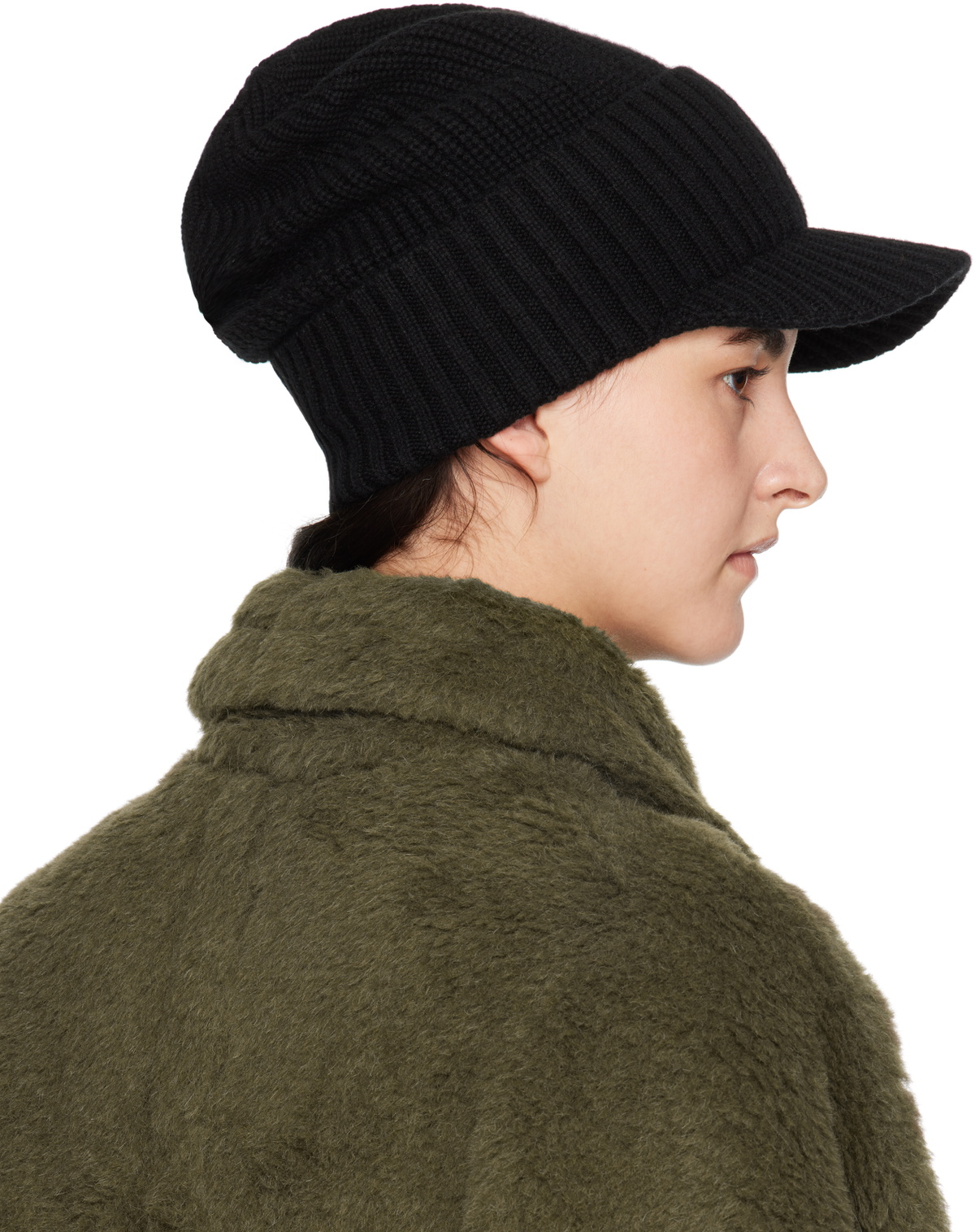 Max Mara Black Pavidi Beanie