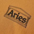 Aries Premium Temple Crew Sweat in Camel