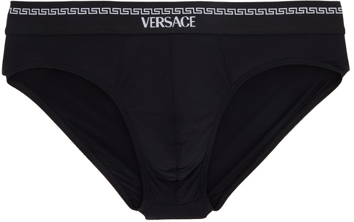 Photo: Versace Underwear Black Nylon Briefs