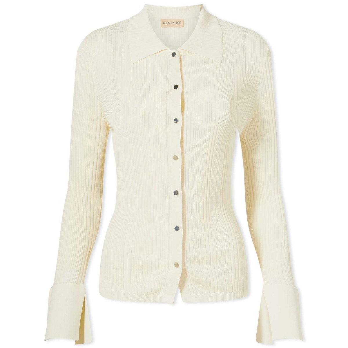 Knit button up Aya muse main image 0