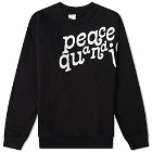 Museum of Peace and Quiet Etched Crew Sweat in Black