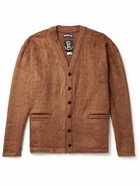 Monitaly - Minami Shoten Brushed-Knit Cardigan - Brown