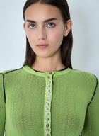 Chopova Lowena Fishnet Cardigan