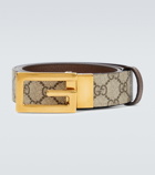 Gucci - Square G reversible leather belt