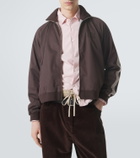 Miu Miu Cotton twill bomber jacket
