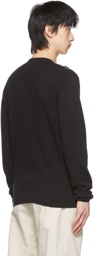 BEAMS PLUS Black Cotton Cardigan