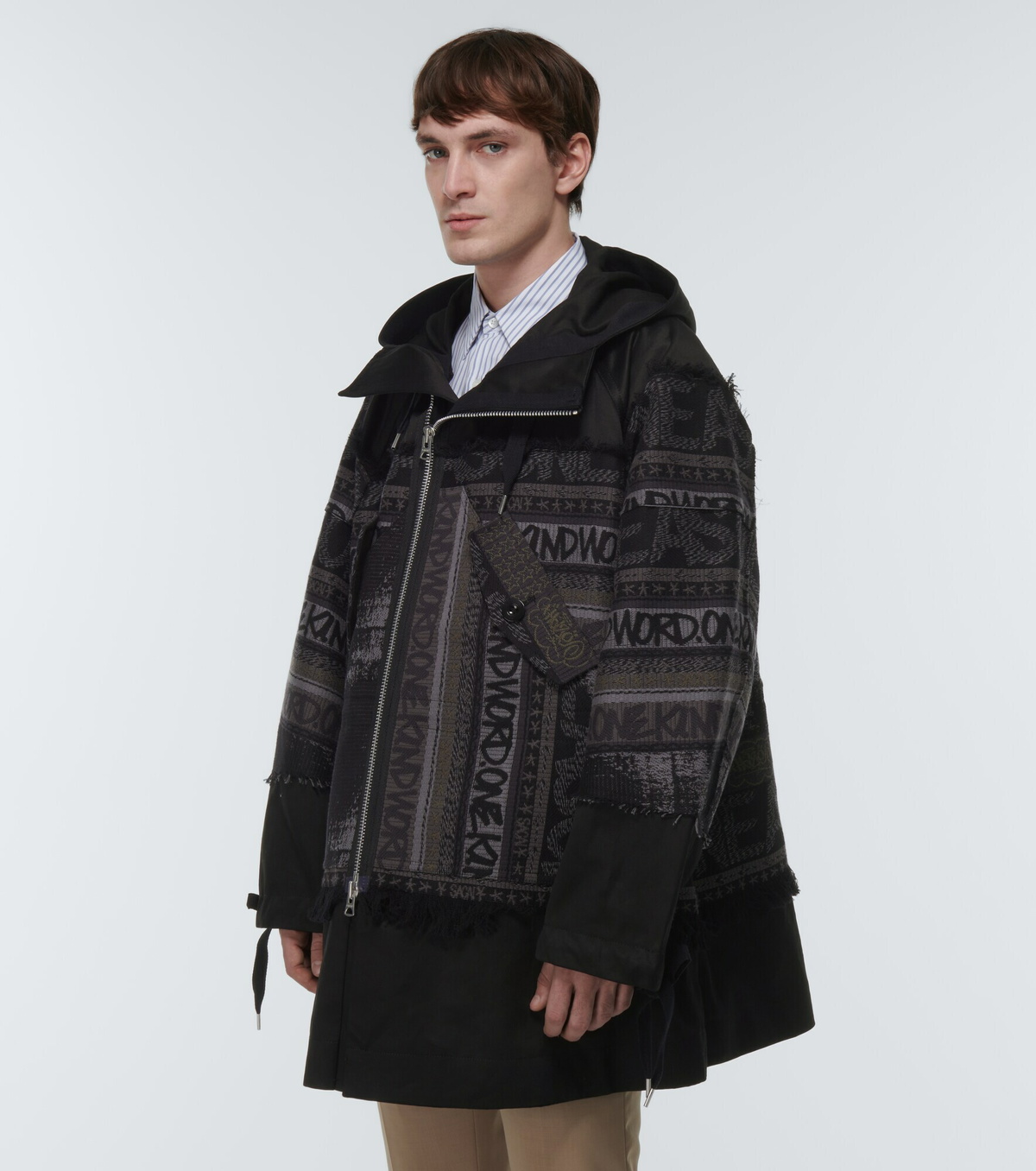 ジャケット・アウター Sacai Eric Haze Embroidery Knit Blouson Sacai - Sacai x Eric Haze Embroidery Knit Blouson | HBX