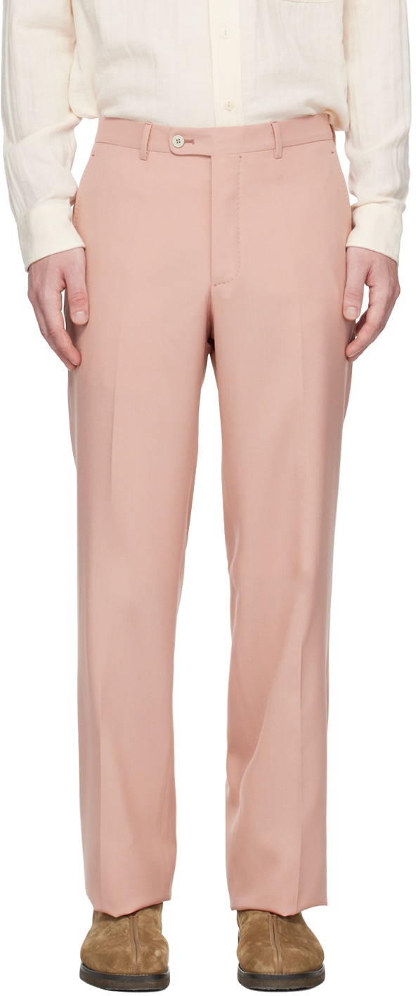Photo: Husbands Pink Creased Trousers