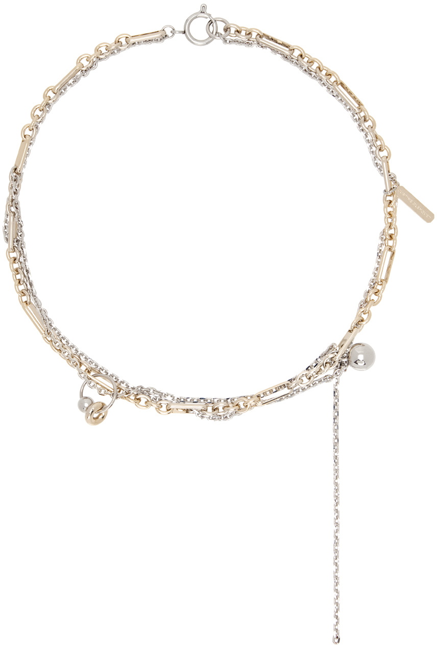 Justine Clenquet Gold & Silver Rachel Necklace