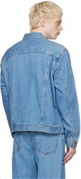 Calvin Klein Blue Utility Denim Jacket