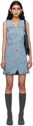 AGOLDE Blue Trina Denim Minidress