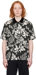 sacai Black & White Floral Shirt