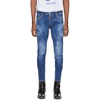 Dsquared2 Blue Skinny Dan Jeans