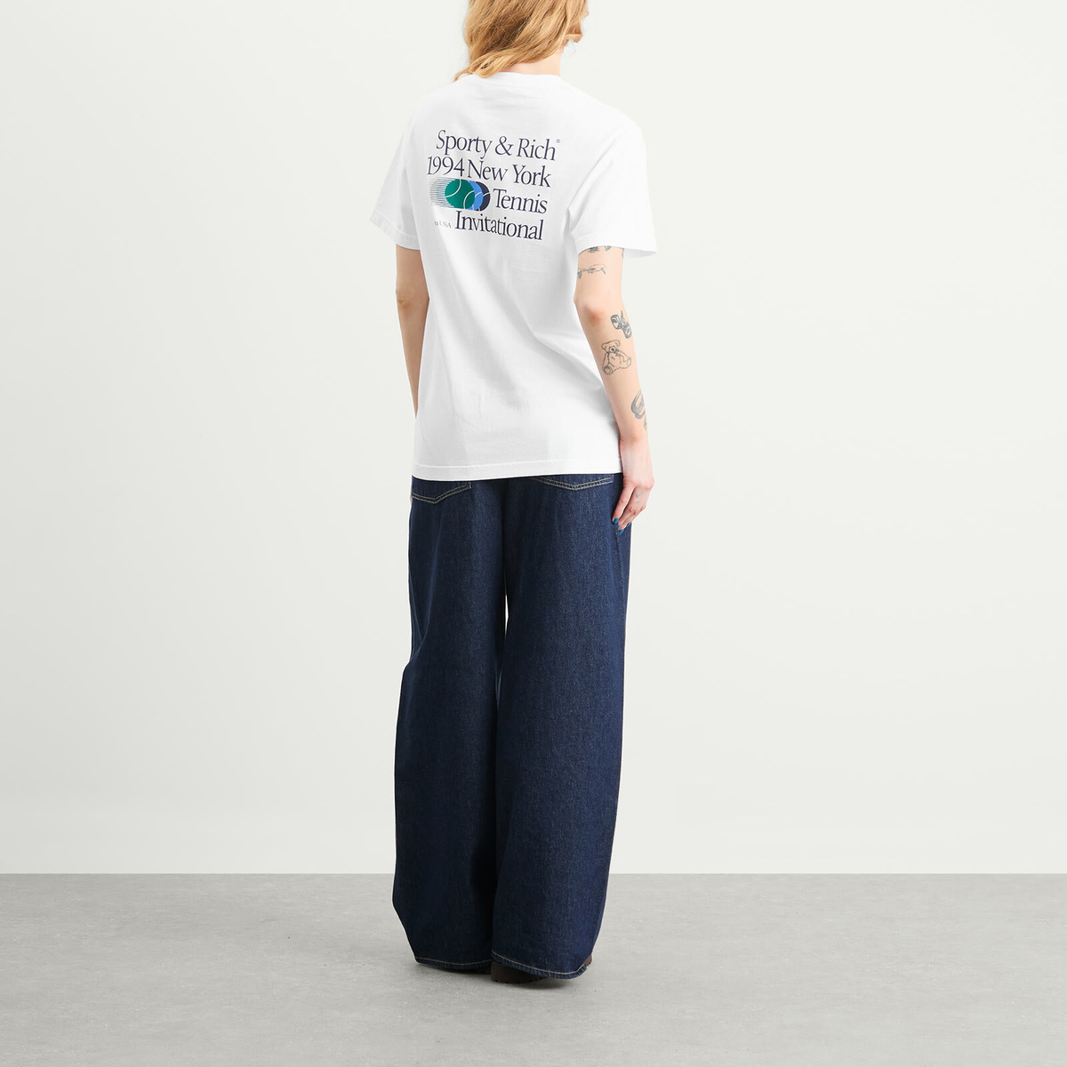 Sporty & Rich Women's Invitational T-Shirt in White