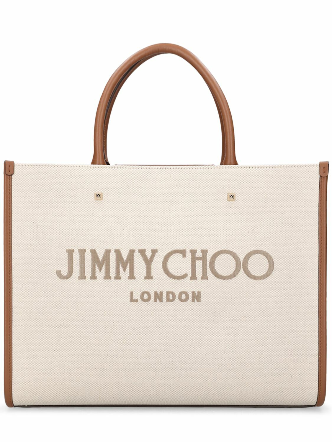 JIMMY CHOO - Avenue M Recycled Cotton Tote Bag Jimmy Choo