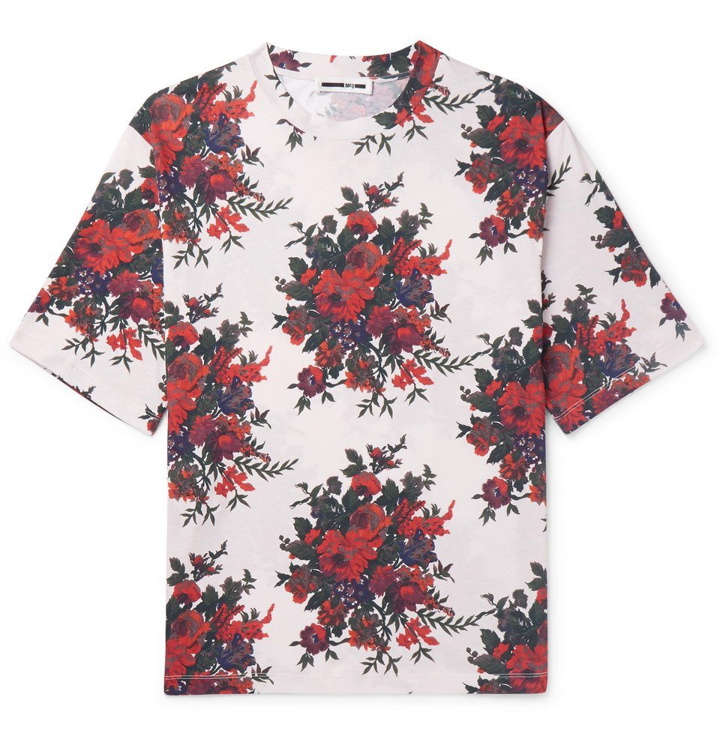 Photo: McQ Alexander McQueen - Oversized Printed Cotton-Jersey T-Shirt - Men - White