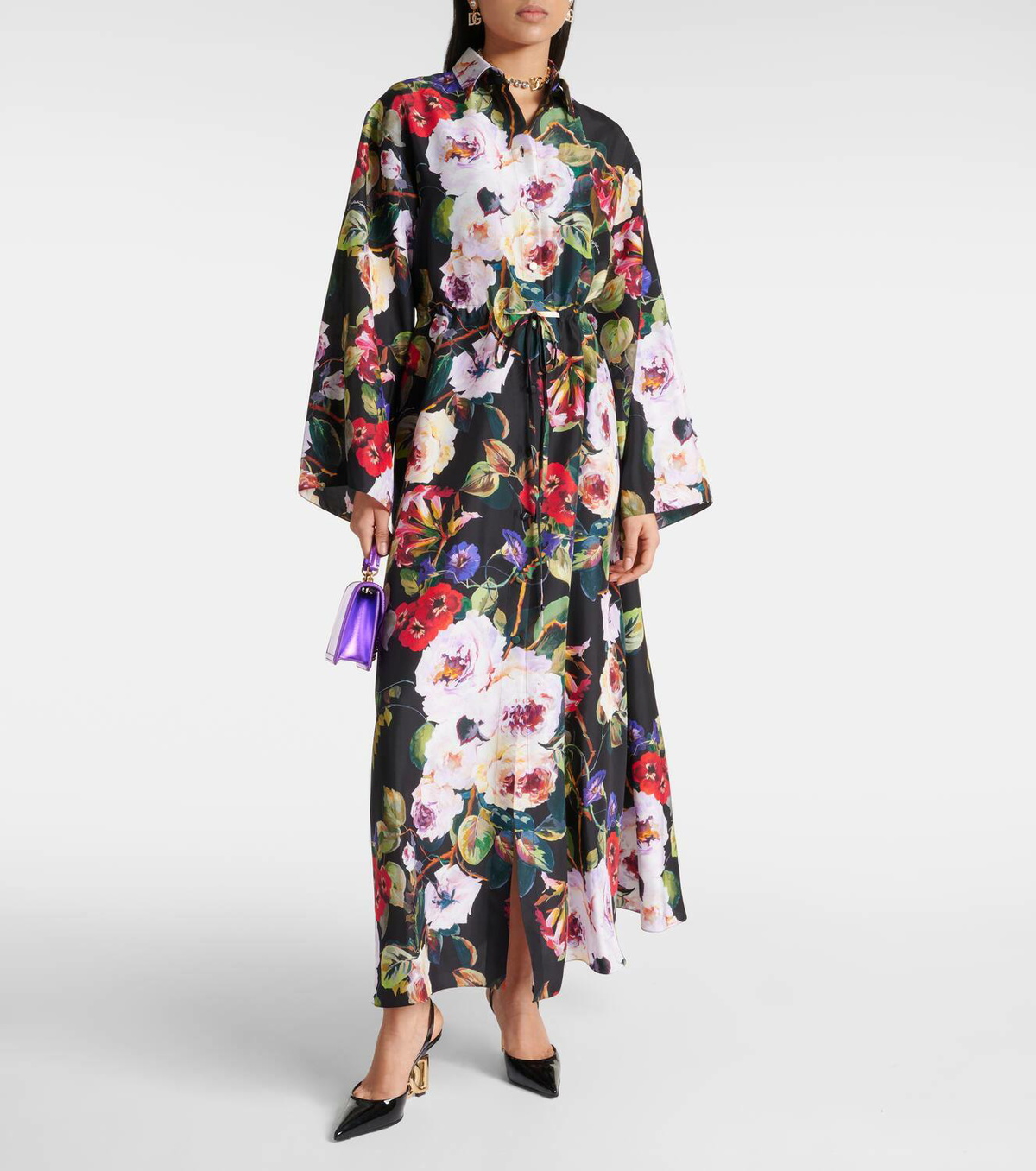 dolce and gabbana shirt dress Dolce & Gabbana Poplin Shirt Dress | White